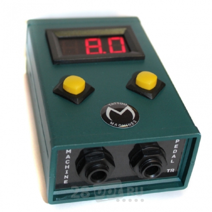 Блок питания Metis Tattoo Machines, Compact-TR-2MC, Green