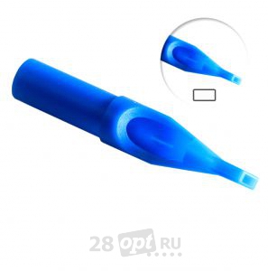 Тату-наконечник Flat Professional Tip 4, Wild Storm, коробка 50 шт.