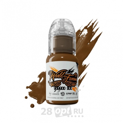 Краска для художественной татуировки World Famous Tattoo Ink, Tobacco Dock, 15 мл